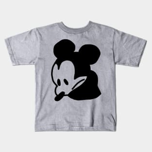 Steamboat Willie Portrait Very Sad Mouse Kids T-Shirt